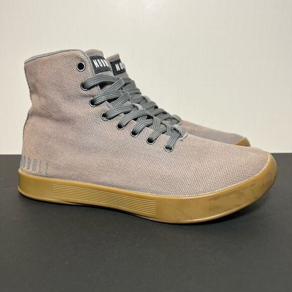 Womens NOBULL Gray High Top Trainers / Size 7 - Picture 1 of 9